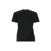 SS21 Logo Rundhals-T-Shirt mit kurzen Ärmeln, schwarz 612964TJV871070