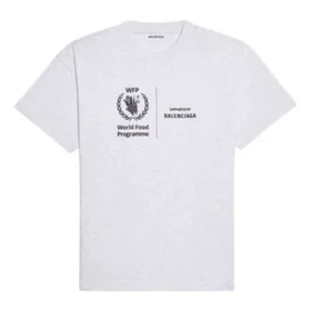SS21 Logo-T-Shirt mit Rundhalsausschnitt, grau 612965THV841167
