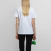 SS21 Lässiges T-Shirt mit Alphabet-Logo-Aufdruck, groß, kurzärmelig, weiß 612965TIV549040