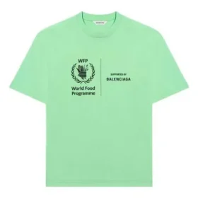 SS21 Retro-T-Shirt mit kurzen Ärmeln, fluoreszierendes Grün 612965THV844162