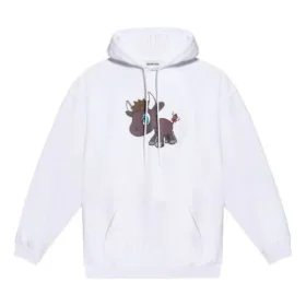 SS21 Unisex-Schuh mit kleinem Cartoon-Print, Weiß 578135TJVE69000
