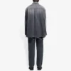 SS21 Zerrissenes Denim-Hemd für Herren, Schwarz 657610TBP191090