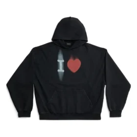 SS23 I love Balenciaga Hoodie „Schwarz“ 742603TOVH59034 SS23 I love Balenciaga Hoodie „Schwarz“ 742603TOVH59034