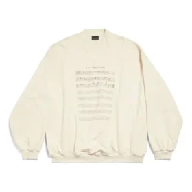 SS24-Logo mit Noten-Sweater „Beige“ 699212TMVO69069 SS24-Logo mit Noten-Sweater „Beige“ 699212TMVO69069