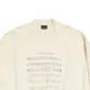 SS24-Logo mit Noten-Sweater „Beige“ 699212TMVO69069