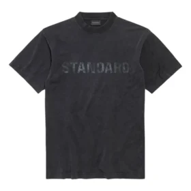Standard-T-Shirt Regular Fit „Black Faded“ 850261TTVC71041