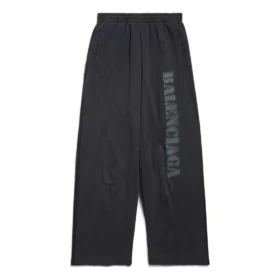 Stencil-Baggy-Jogginghose „Black Grey“ 771081TQVA41750