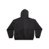 Sticky Note Zip-Up-Hoodie, mittlere Passform „Black Faded“ 744457TOVD31055