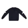 Strickpullover mit V-Ausschnitt und Destroyed-Optik „Navy“ 696091T16420414