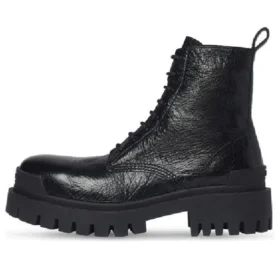 Strike Schnürstiefel „Black Lambskin“ 590974WAD401000