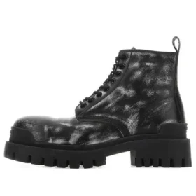 Strike Stiefel „Washed Out Black Leather“ 589338WBEF19010