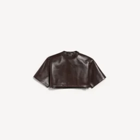 Super-Cropped-Top für Damen in Braun