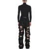 Super Destroyed Baggy-Hose „Black“ 745248TBP471363