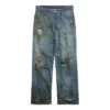 Super Destroyed Baggy-Hose „Light Blue“ 745248TNW014012