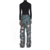 Super Destroyed Baggy-Hose „Light Blue“ 745248TNW014012