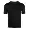 Supereng anliegendes, glänzendes T-Shirt „Black“ 720458TNVI21000