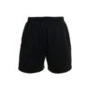 Sweat-Shorts mit Logo, gebürstet „Washed Black“ 676137TMVA39034