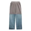 Sweathose mit Aufnähern „Grey Indigo“ 745264TNW014012