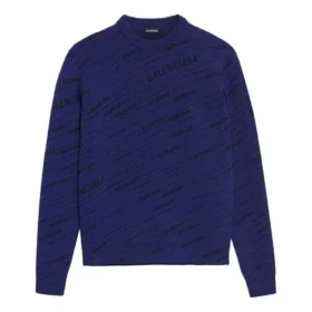 Sweatshirt mit diagonalem Logo „Blue“ 583080T15244160