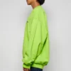 Sweatshirt mit Kontrastlogo „Lime“ 671125TKVB57072