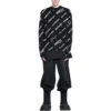 Sweatshirt mit Rundhalsausschnitt und durchgehendem Logo-Print „Black White“ 724858T16651070