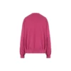 Sweatshirt mit Rundhalsausschnitt und Schriftzug-Logo „Dark Fuchsia“ 697869TMVB50507