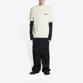 T-Shirt für die Political Campaign, Large Fit „Off White“ 641675TKVJ18962