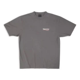 T-Shirt für die Political Campaign, Large-Passform „Grau“ 641655TNVG51227