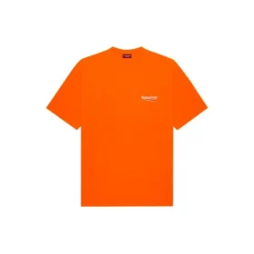 T-Shirt in weiter Passform „Fluo Orange“ 641675TKVE87073