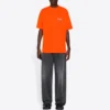 T-Shirt in weiter Passform „Fluo Orange“ 641675TKVE87073