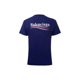 T-Shirt mit Alphabet-Logo-Aufdruck, kurzärmelig, blau 612964TIV521195