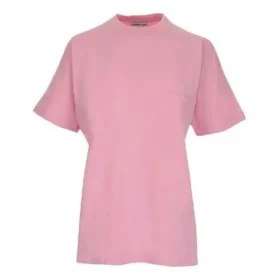 T-Shirt mit Alphabet-Logo-Aufdruck, locker sitzend, kurzärmelig „Pink“ 612965TIVG55700
