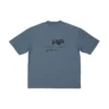 T-Shirt mit handgezeichnetem BB Icon, mittlere Passform „Blue Black“ 612966TNVN44183