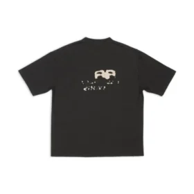 T-Shirt mit handgezeichnetem BB Icon, mittlere Passform „Schwarz“ 612966TNVN41059