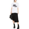 T-Shirt mit handgezeichnetem BB Icon, mittlere Passform „Weiß“ 612965TNVN49040