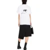T-Shirt mit handgezeichnetem BB Icon, mittlere Passform „Weiß“ 612965TNVN49040