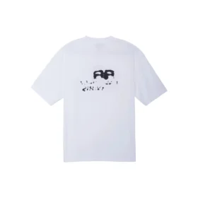 T-Shirt mit handgezeichnetem BB Icon, mittlere Passform „Weiß Schwarz“ 612966TNVN49040