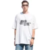 T-Shirt mit handgezeichnetem BB Icon, mittlere Passform „Weiß Schwarz“ 612966TNVN49040
