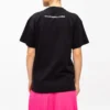 T-Shirt mit „I Love U“-Aufdruck, kurzärmelig, schwarz 612965TJVL51070