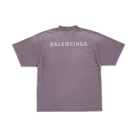 T-Shirt mit Rückenprint, mittlere Passform „Purple Grey“ 764235TPVK15500