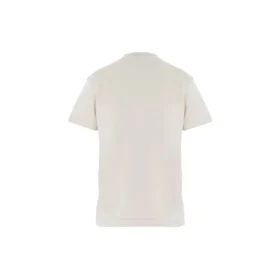T-Shirt mit Rundhalsausschnitt und Logo, grau/weiß 612964TJVD99054