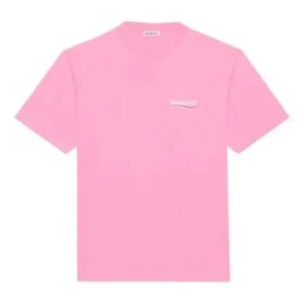 T-Shirt mit Rundhalsausschnitt und Political Campaign-Logo, rosa/rot, 641655TJVF75713