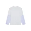 T-Shirt mit Slime-Logo und Lagen-Design „Grey“ 671401TLVF11203