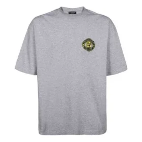 T-Shirt mit Wappen-Logo „Grey“ 612966TLV611300