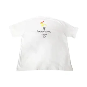 T-Shirt zu den Olympischen Spielen in Paris „Weiß“ 612966TIV449040