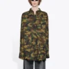 Tailliertes Camouflage-Hemd „Green“ 659027TKL142840