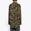 Tailliertes Camouflage-Hemd „Green“ 659027TKL142840