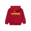 Tape Type Cotton Hoodie „Red“ 682019TOVB36400