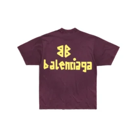 Tape Type T-Shirt „Dark Red“ 739784TOVA94029