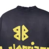 Tape Type T-Shirt, mittlere Passform „Black Faded“ 739784TOVA91055